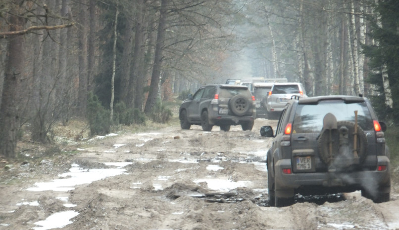 winterliche Landcruiser Klubausfahrt