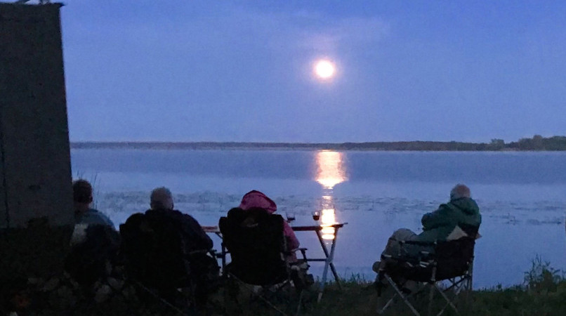 Vollmond am Weichselstrand