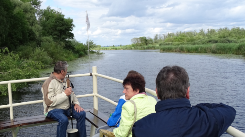 Grüne Inselns neben dem stettiner Hafen