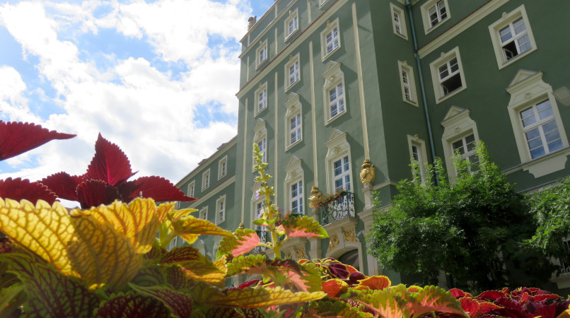 das neu renovierte Rathaus Stettins